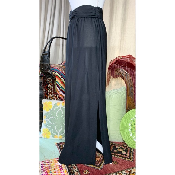 70s Column Maxi Skirt - Picture 3 of 5